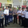 Jajaran BNN, Polres dan Dishub berfoto bersama usai kegiatan.